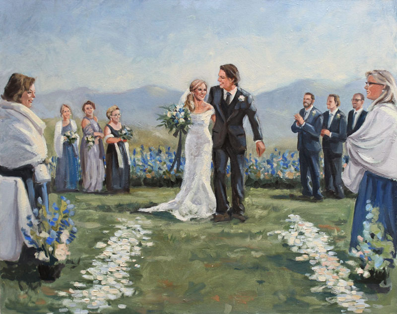How to Care for Your Wedding Painting