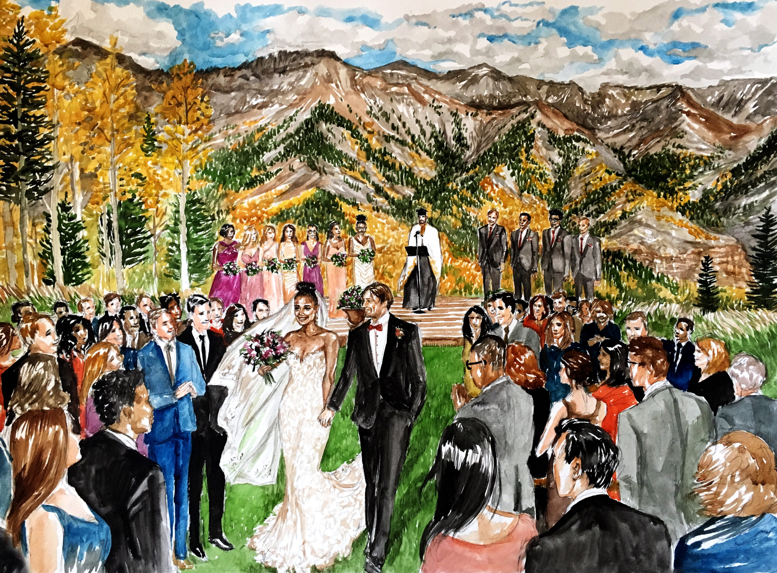 Love Brushed on Canvas: A Painting for Wedding Extravaganza